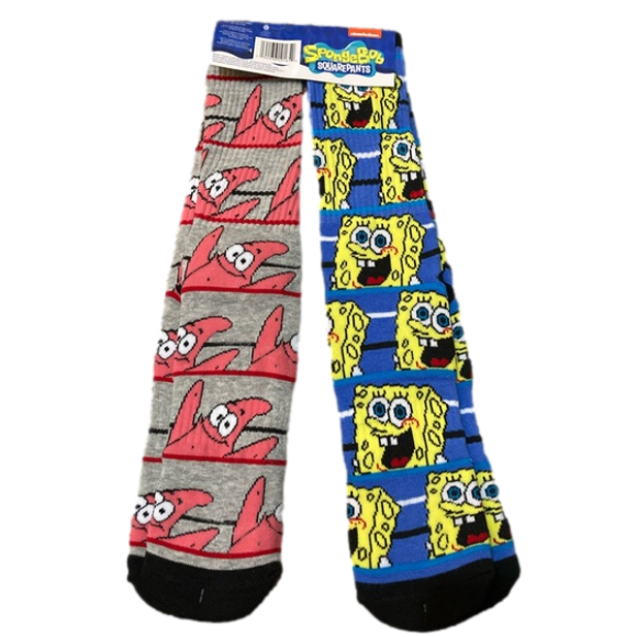 Colorful SpongeBob and Patrick Long Socks - Picture 6 of 9